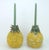 Yellow Currey & Company Ceramic Pottery Pineapple Canisters Centerpieces, a Pair For Sale - Image 8 of 9