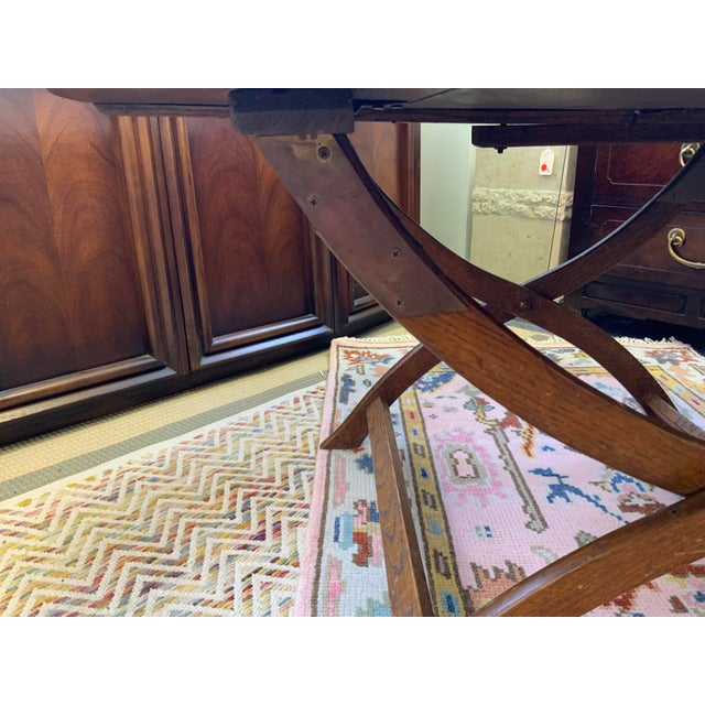 Late 19th Century Antique Folding Coaching Table For Sale In New York - Image 6 of 12