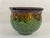 Art Nouveau Early 1900s Weller Art Pottery Majolica Cachepot Planter For Sale - Image 3 of 13