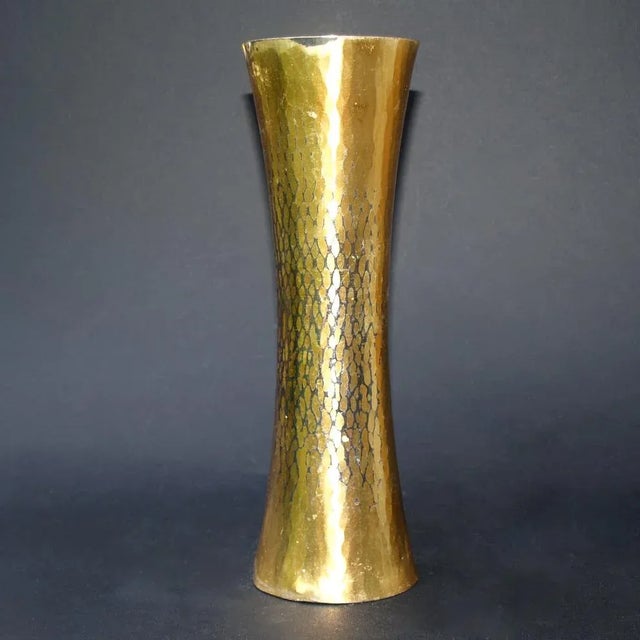 Mid-Century Golden Vase from Zanetto For Sale - Image 6 of 9