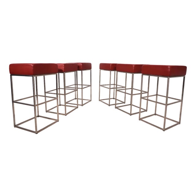 Vintage DS 218/55 Bar Stools by Paolo Piva for de Sede, 2017, Set of 6 For Sale
