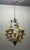 Italian Tole & Ceramic Floral Chandelier, 1960s For Sale - Image 4 of 18