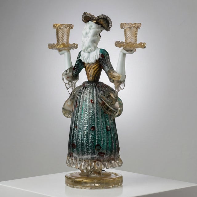 Candleholder by Paolo Venini for Venini, 1950s For Sale - Image 3 of 7
