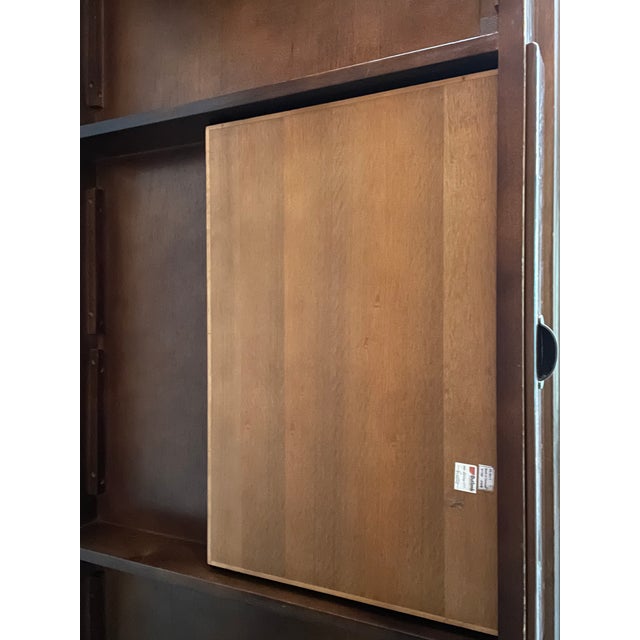Pottery Barn Printers Writing Desk With Drawer and Letter File For Sale - Image 10 of 12