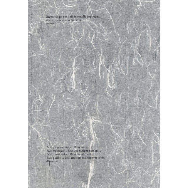 1960s 1968 Salvador Dalí Biblia Sacra Lithograph "Beati Pauperes... Beati Mites ... Beati", (Beatitudes) For Sale - Image 5 of 11