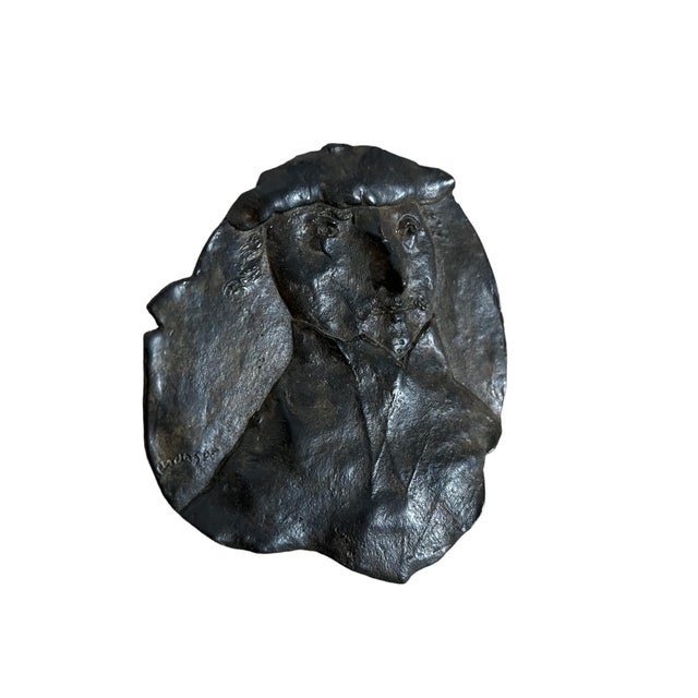 Small Jewish Portrait Relief Plaque Signed and numbered in Roman numerals from limited edition Aronson, David 1923- David...