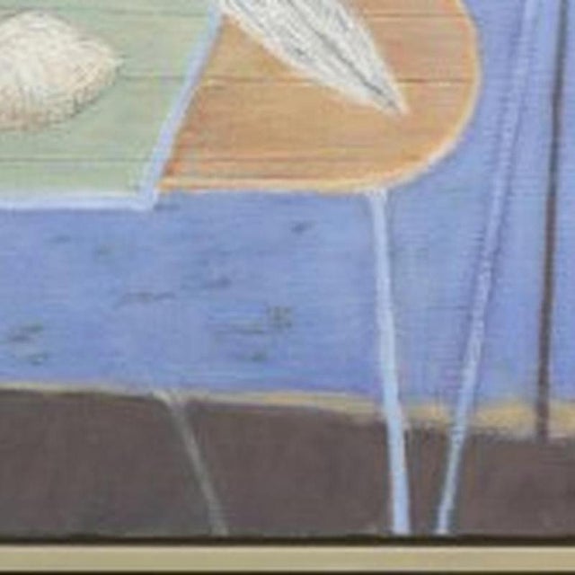 1980s Mário Américo, Abstract Composition, 1988, Oil Painting on Canvas For Sale - Image 5 of 6
