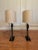 Vintage Rustic Farmhouse Wrought Iron Architectural Element Table Lamps, a Pair For Sale - Image 9 of 12