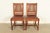 An exceptional pair of antique Mission or Arts & Crafts period side chair or dining chairs By Stickley Brothers USA, Circa...