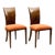 1990s Coconut Shell & Mother of Pearl Inlay Chairs - A Pair For Sale