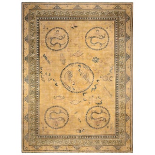 Doris Leslie Blau Monumental 1920s Chinese Rug For Sale