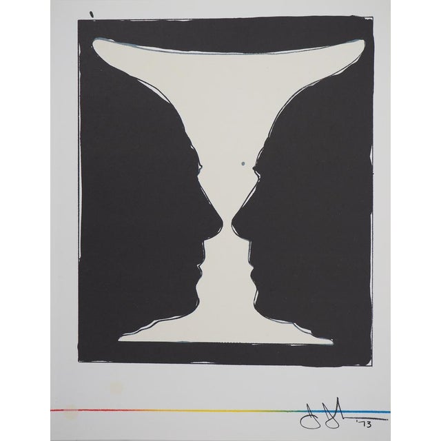 Jasper Johns, Coupe Aux Deux Picasso, 1973, Original Lithograph For Sale - Image 6 of 6