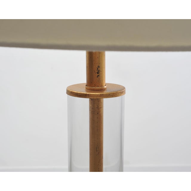 Pair of Charles Hollis Jones Style Lucite Column Floor Lamps For Sale In Sacramento - Image 6 of 17