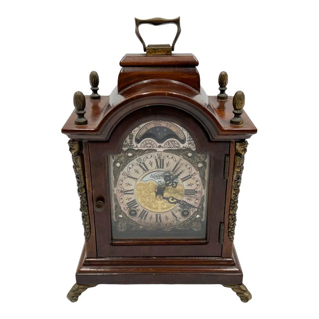 Vintage Urgos Schlagwerk BimBam Mantle Clock, Made in Germany Chairish