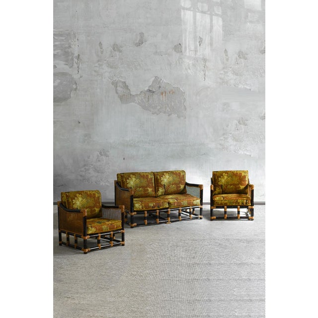 Vintage Lounge Chairs and Sofa, 1980s, Set of 3 For Sale - Image 18 of 18