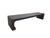 This 19th century elm bench features a very long, low-profile design standing just 12 inches tall, finished in a rich,...