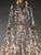 Antique French Napoleon III Brass Crystal Chandelier Gothic Style 6 Lights For Sale - Image 10 of 10