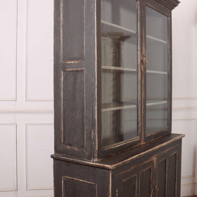 English Glazed Display Bookcase For Sale - Image 14 of 16