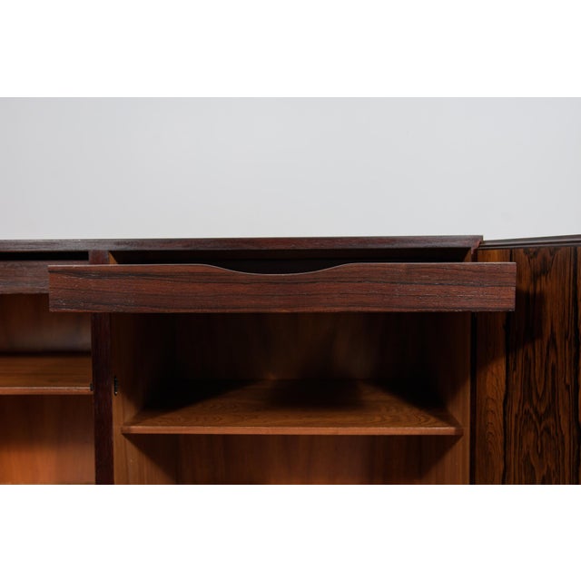 Mid-Century Indian Rosewood Sideboard by Oman Jun, Denmark, 1960s For Sale - Image 11 of 16
