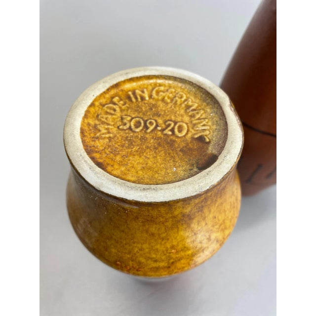 Multicolor Fat Lava Pottery Vases from Scheurich, Germany, Set of 4 For Sale - Image 17 of 18