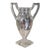 Vintage Glass Trophy Urn Vase For Sale