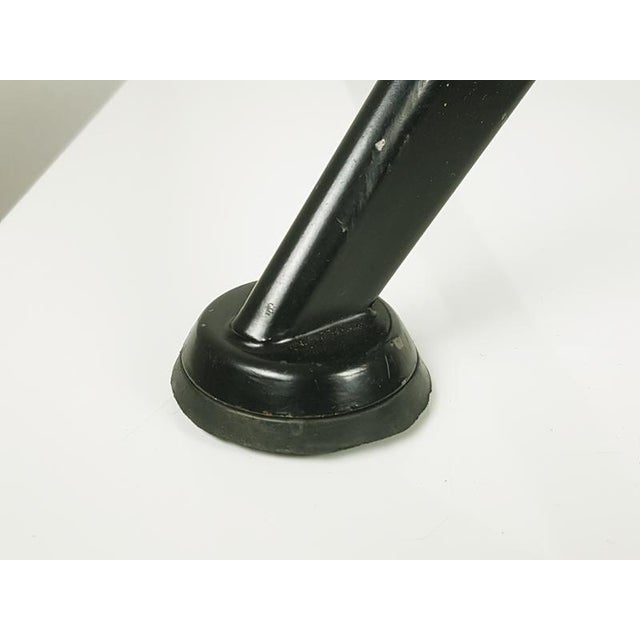 Chrome-Plated Metal and Skai Swivel Stool from Velca, 1970s For Sale - Image 15 of 16