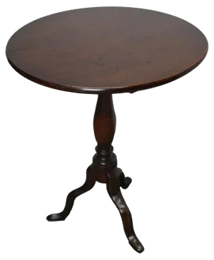 18th Century Georgian Mahogany Tilt Top Wine Table