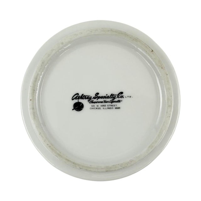 Vintage Clyde's Restaurant Bar Washington, DC Porcelain Ashtray For Sale - Image 9 of 10