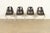 Charles & Ray Eames for Herman Miller DSS Seal Brown Stacking Shell Chairs | Set of Four For Sale - Image 16 of 16