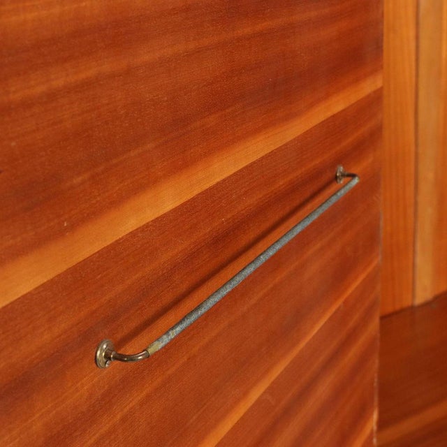 Wardrobe Cabinet in Wood, 1940s For Sale - Image 4 of 11