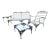 Mid 20th Century Wrought Iron Conversation Set For Sale