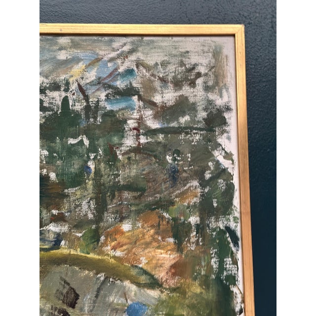 Rune Persson, Forest, 1950s, Oil on Canvas, Framed For Sale - Image 4 of 13