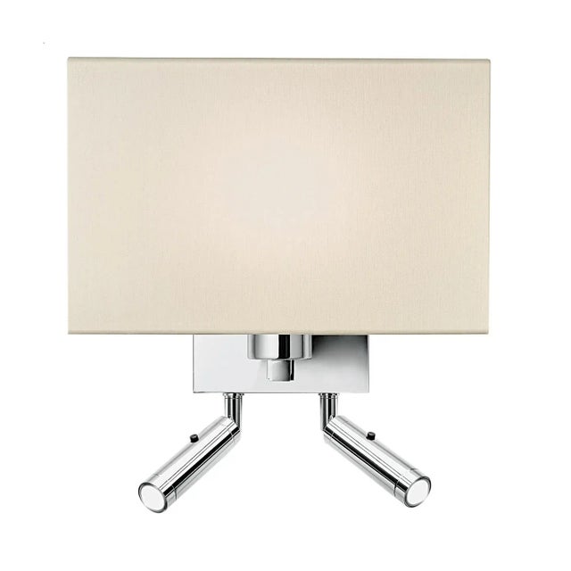 Art Deco Polished Chrome Wall Light With Shade For Sale - Image 3 of 3