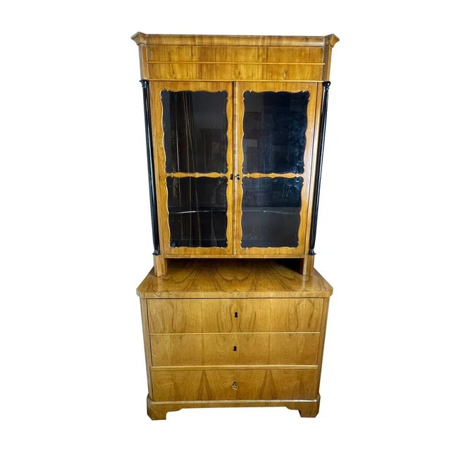 Antique Biedermeier Showcase, 1890s For Sale - Image 6 of 6
