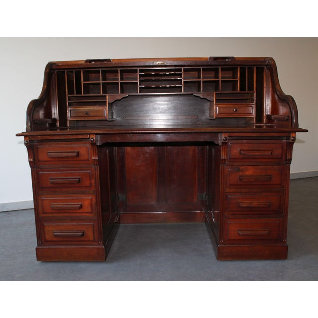 American Desk, 20th Century For Sale - Image 3 of 12