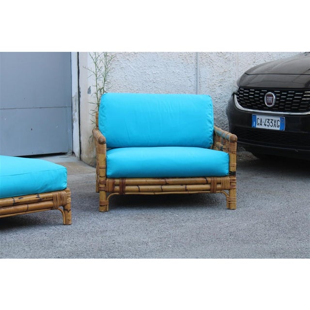 Ming Series Sofa and Armchairs by Colin Morrow for Vivai del Sud, Italy, 1970s, Set of 3 For Sale - Image 12 of 18