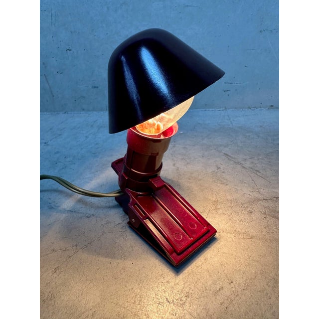 1920s Vintage Bakelite Clamp Lamp, 1920s For Sale - Image 5 of 14
