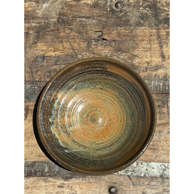 Vintage Original Studio Pottery Bowl For Sale - Image 10 of 12