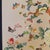 Almond Vintage Chinese Hanging Scroll Painting — Hundred Butterflies & Peonies With Calligraphy, Silk Brocade Mount For Sale - Image 8 of 12