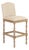 Aria Bar Stool - Linen / Oak Frame For Sale