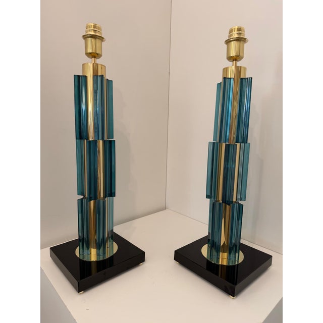 Lamps by Gino Cenedese, 1980, Set of 2 For Sale - Image 6 of 7