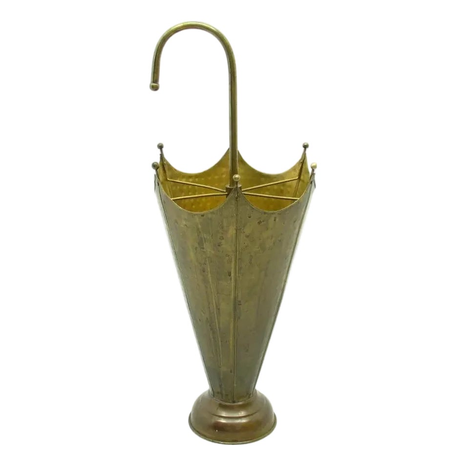 Brass Umbrella Stand, France, 1960s | Chairish