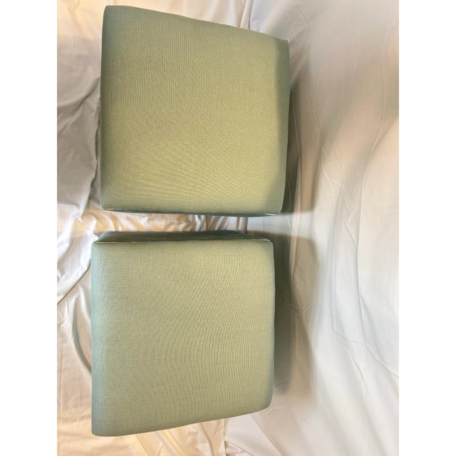 Traditional Custom Set of 2 Ottoman Cubes For Sale - Image 3 of 9