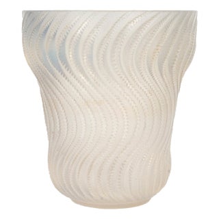 Actinia Vase in Opalescent Glass by René Lalique, 1934 For Sale