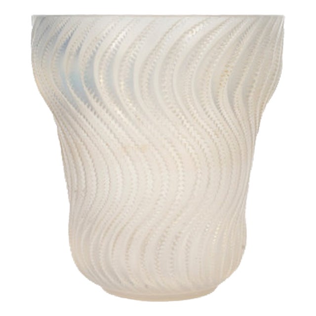 Actinia Vase in Opalescent Glass by René Lalique, 1934 For Sale