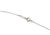 Mid 20th Century Mid 20th Century Tiffany & Co. Metro Diamond 18k White Gold Heart Pendant Necklace For Sale - Image 5 of 7