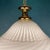 Mid-Century Modern Large Italian Swirl Pendant Lamp in Pink Murano Glass, 1970s For Sale - Image 3 of 11