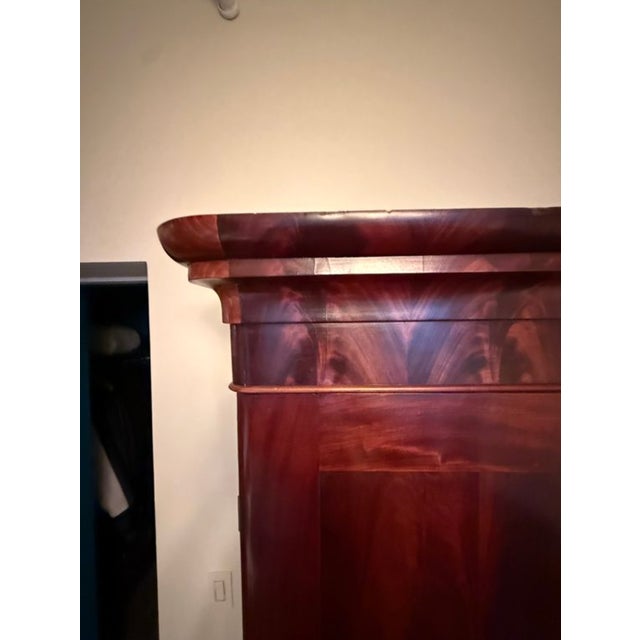 Biedermeier Mid 19th Century Biedermeir Wood Armoire For Sale - Image 3 of 9