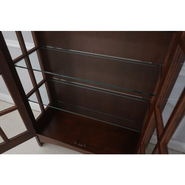 Mission Oak Arts & Crafts Stickley Bookcase For Sale In Philadelphia - Image 6 of 16