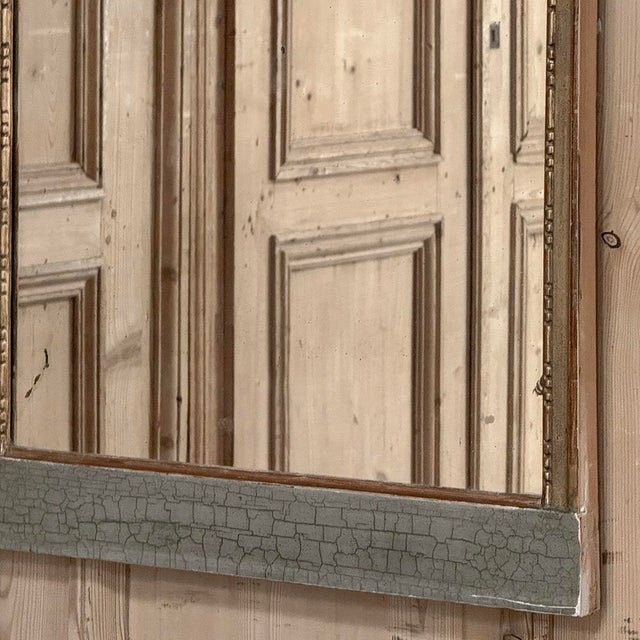 Early 19th Century French Directoire Neoclassical Trumeau Mirror For Sale - Image 11 of 15